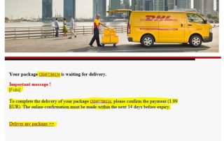 DHL Scam Email
